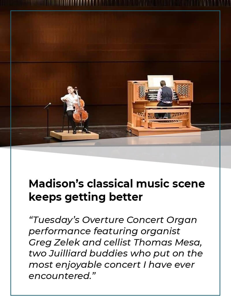 Madisons classical music scene keeps getting better Thomas Mesa